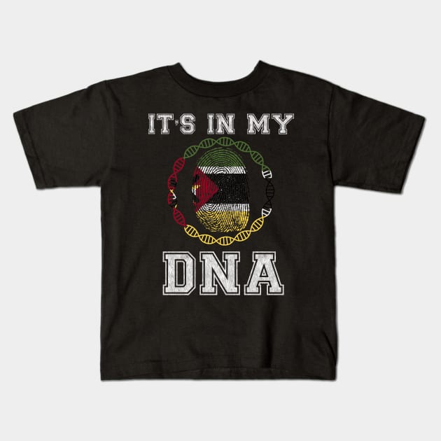 Mozambique  It's In My DNA - Gift for Mozambican From Mozambique Kids T-Shirt by Country Flags